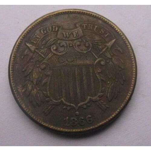 Two Cent 1866 copy coins