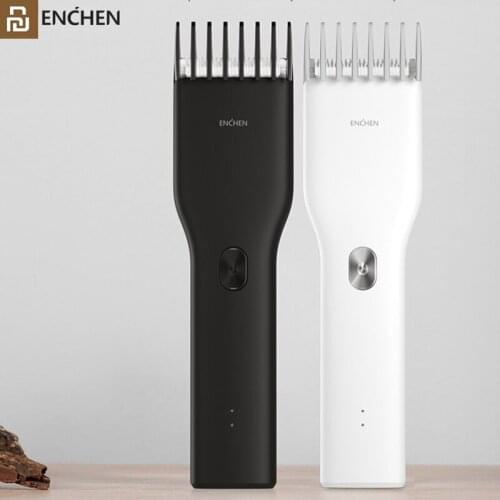 Youpin ENCHEN Boost Electric Hair Clipper Two Speed Ceramic Cutter Machine USB Rechargeable Hair Trimmer with Adjustable Comb