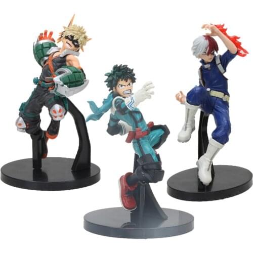 My Hero Academia Figure The Amazing Heroes Figure Vol1. Smack Midoriya Izuku Bakugou Katsuki Shoto Todoroki Shoto Figure Toys