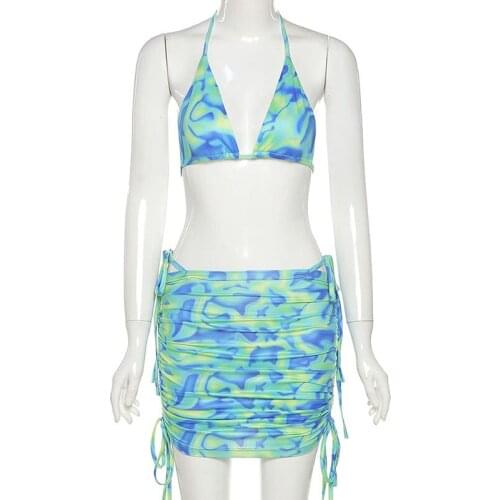 Summer new womens sexy vest + fashion bag hip short skirt casual suit women