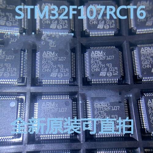 3pcs STM32F107RCT6 microcontroller LQFP64 chip For Electrical Equipment XP017I