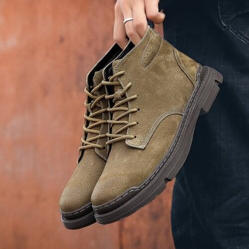 Mens Winter Footwear Sport Casual Shoes Sapato Men Leather Winter Boots Thick Sole Man Fashion Piergitar Causal For