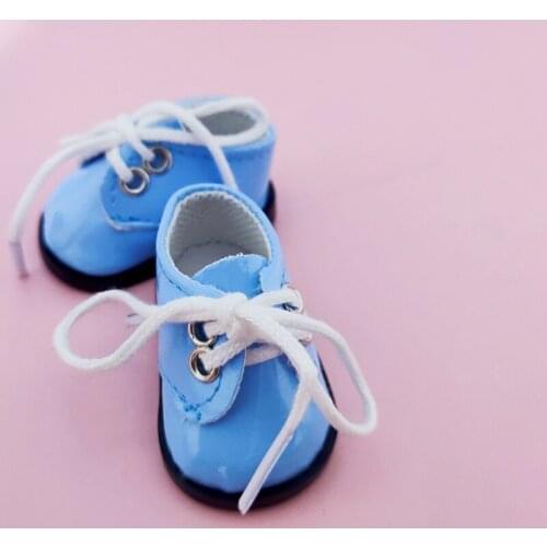 [MYKPOP]KPOP Dolls Clothes & Accessories: Leather Shoes for 20cm doll (without doll) Fans Collection SC20080111