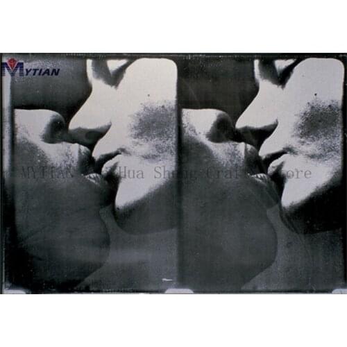 MYTIAN 5D Diamond Painting Andy Worhol Portrait Painting"Kiss"Cross Stitch Kits Mosaic Needlework Home Decor Diamond Embroidery