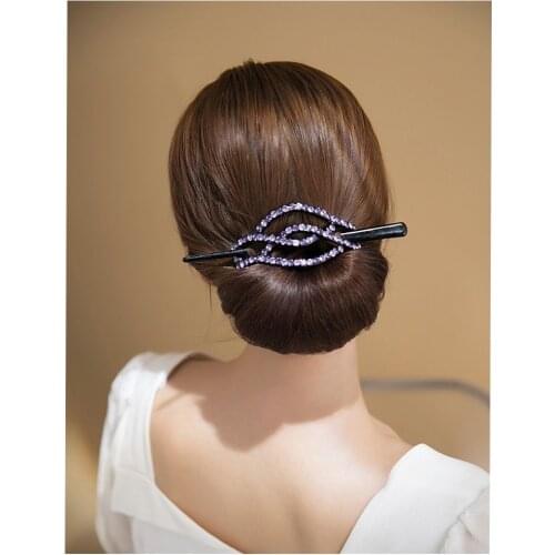 2021 new fashion Rhinestone women hair claw hairpin vintage hairpin horsetail hairpin hair accessories pinzas para el pelo