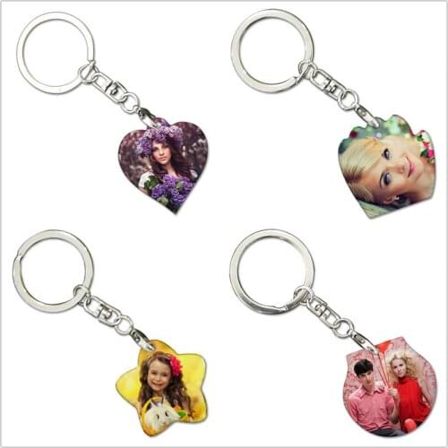 New arrival sublimation blank ABS Plastic key ring 22styles hot transfer printing keychains consumables 20pcs/lot