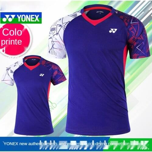 Original YONEX short sleeve sport jersey sports clothing sportswear badminton clothing for men national team