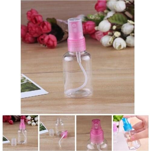 Plastic Atomizers Spray Bottle 50ml Liquid Container Accessories Refillable Bottles Travel Transparent Plastic Perfume Atomize M