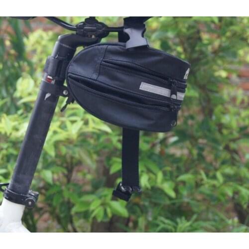 Expandable Bike Fixed Tools Kit Bags Multifunction Bicycle Black Zipper Fashion Package Riding Storage Folding Bags Outdoor Use