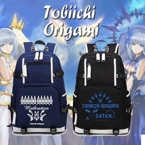 Anime DATE A LIVE Tobiichi Origami Backpack Cosplay Oxford Bag Schoolbag Travel Bags