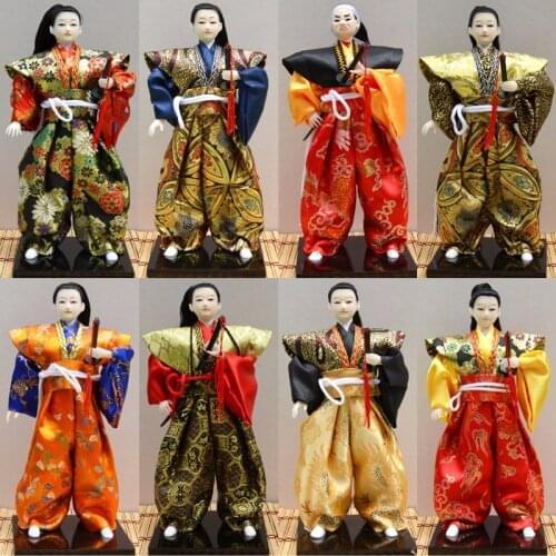 30cm Home Decoration Japanese Ninja Warrior Figurines With Katana Sword Beautiful House and Office Decoration Fengshui Crafts