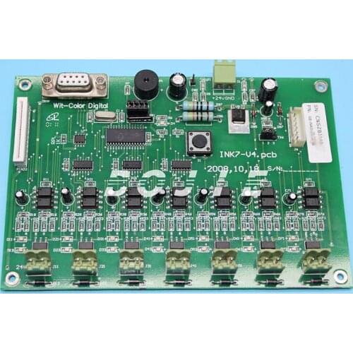 Wit color ultra 3000 printer 7 ways ink supply board