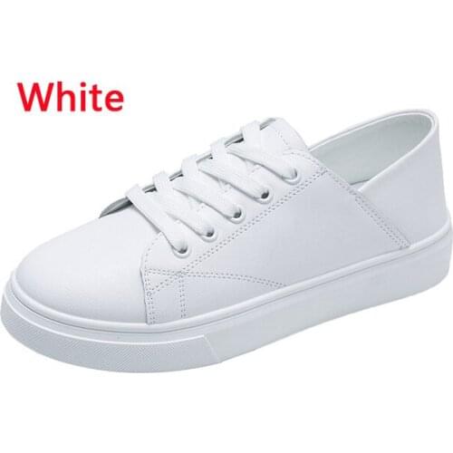 Womens shoes New round head fashionable and versatile breathable shoes womens high-grade small white shoebo