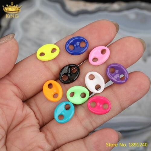 10Pcs Lovely Enamel Pendant Bulk Supplies,With Holes Enamel Jewelry Charms ,Colorful Oval Pendant For Bohemia Jewelry DIY Making