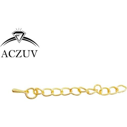 1000pcs Gold Plated Bracelet and Necklace End Extender Chain with Tear Drop Beads Jewelry Findings DIY Accessories ECD003