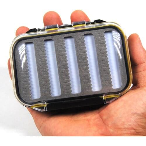2021 Waterproof Fishing Accessories Box Case Fishing Fly Lures Box Spoon Hooks Baits Case Storage Box
