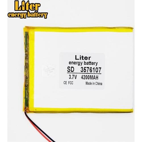 3.7V polymer battery 4200 mah large-capacity tablet laptop MID 3576107 ebook