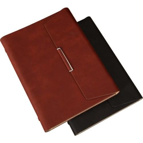 A5 notebook tri-fold loose-leaf office diary business notebook