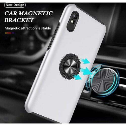 For Xiaomi Redmi K40 Pro Case Shockproof Armor Ring Stand Cover Xiaomi Poco F3 PocoF3 RedmiK40 K40Pro Car Magnetic Holder Cases