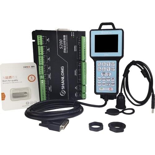CNC 4-axis controller, engraving machine offline motion control system, DSP SHANLONG S200 handheld control system
