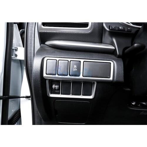 For Mitsubishi Eclipse Cross 2018 2019 2020 Interior Headlight Switch Cover Panel Mouilding Trim Sticker Auto Car Accessories