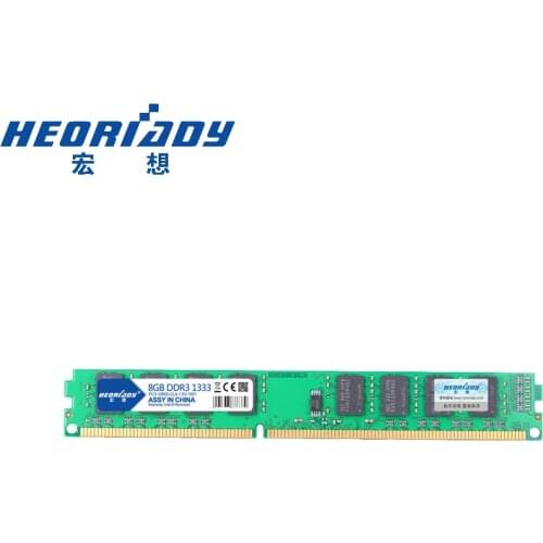 HEORIADY DDR3 8GB Memory 1333MHZ PC3-10600 No ecc desktop 240pin 1.5V Desktop ram dimm