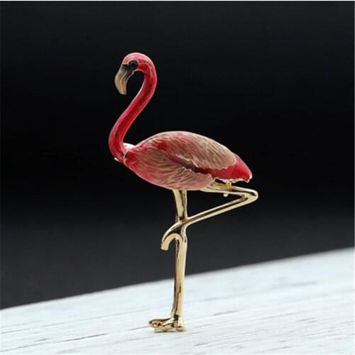 Joyme Flamingo Brooches For Clothes