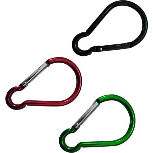 3pcs Outdoor Sports Carabiner Clip Snap Hook Camping Keychain Key Holder Backpack Buckle for Camping Hiking Fishing Travel