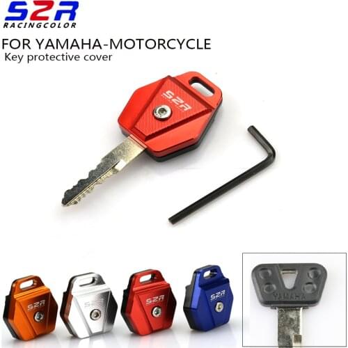 Motorcycle keys cap Redress decoration key head for yamaha YBR125 YB 125 RS100 JOG100 YS250 CNC aluminum creative keys cover