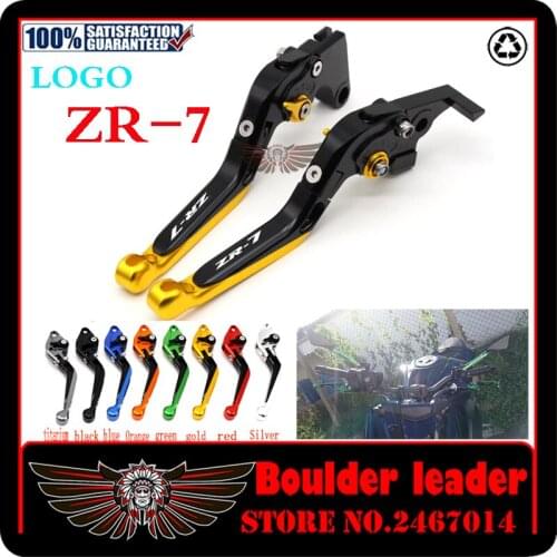 !Logo(ZR-7) For Kawasaki ZR-7/S ZR7 ZR7S 1999-2003 2000 2001 2002 CNC Motorcycle Brake Clutch Levers