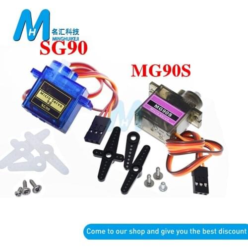 MINI Classic servos 9g SG90 MG90S For RC 450 Planes Fixed wing Aircraft model telecontrol aircraft Parts Toy motors 180°-360