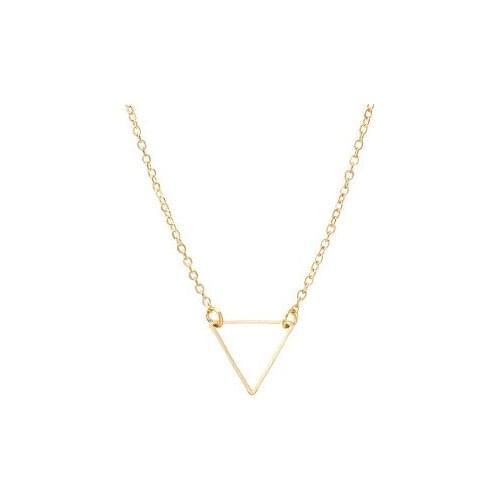New fashion Simple triangle pendant necklace For Women girl Accessories jewelry wholesale