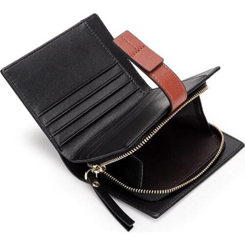 Luxury Classical Women Bag Brand Fashion Woman Short Wallet Leather Business Card Holder Genuine Leather Credit Card Holder