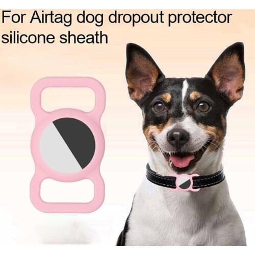 Pet Silicone Protective Case GPS Finder Dog Cat Collar Loop for Apple Airtags for Apple Locator Tracker Anti-lost Device