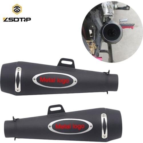 ZSDTRP 51MM Universal Motorcycle Exhaust Muffler M4 Muffler Pipe Case For Honda CBR1000 YA001 Yamaha R6 Kawasaki M4 Exhaust