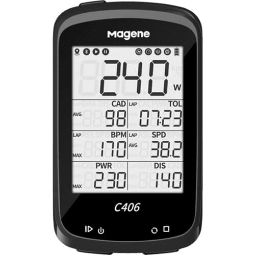 Magene GPS Bike Computer C406 Wireless Cycling Speedometer Road MTB Waterproof Bluetooth ANT+ Cadence Speed Bicycle Odometer