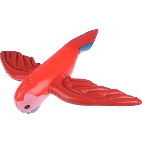 1Pc Cute Novelty Inflatable Blow Up Parrot Toy Kids Cognitive Floating Toys Hawaiian Tropical Pirate Party Decoration