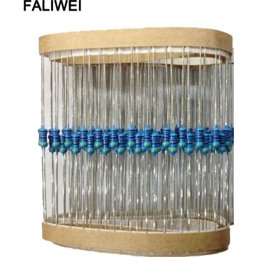 100PCS WMetal film resistor 47K 1% 1/4w