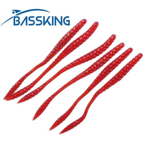 12Pcs Worm Soft Lure 150mm 3.5g Silicone Simulation Earthworms Red Worms Artificial Fishing Lure Bloodworm Trout Fishing Tackle