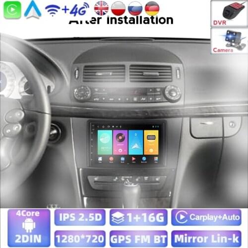 16GB ROM Android 8.1 CAR GPS Stereo Radio Multimedia Player For Benz E-class W211 E200 E220 E300 E350 E240 E270 E280 CLS CLASS