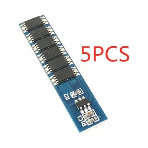5pcs Single 3.2V lithium iron phosphate protection board 1 string 3.2V battery against overcharge and over discharge 12A