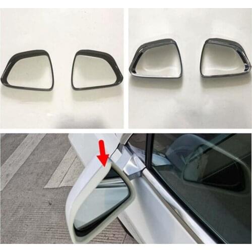 New ABS Car Styling For Tesla Model Y 2021 Exterior Rear View Mirror Rain Eyebrow Cover Frame Auto Moldings