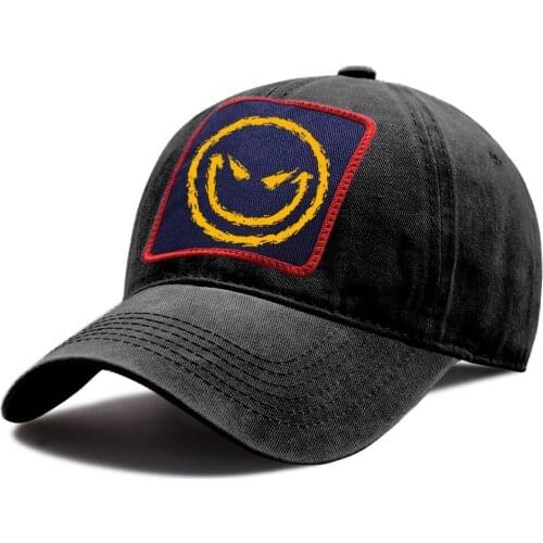 Cartoon Smiley Hip Hop Print Baseball Cap Outdoor Unisex Summer Snapback Hat Harajuku Adjustable Baseball Caps Casual Sport Hats