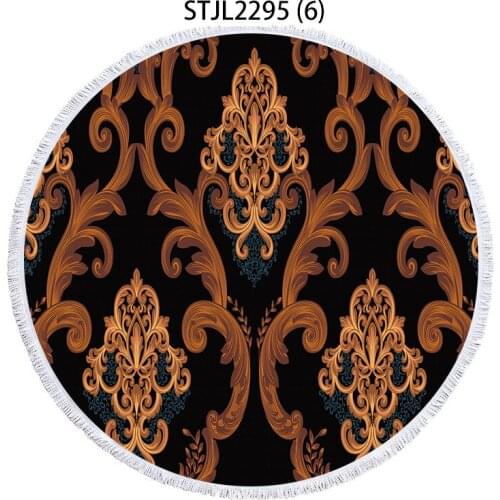 Geometric stripe printing Large beach towel Bath towel microfiber towel For home large beach towels Round beach towel Towel spa