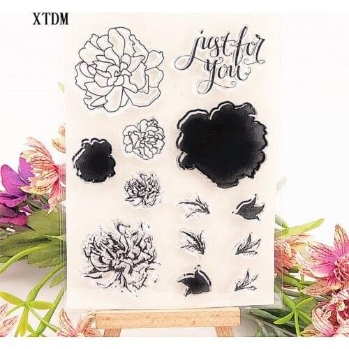 Hot sale just for you Transparent Clear Stamps / Silicone Seals Roller Stamp for DIY scrapbooking photo album/Card Making