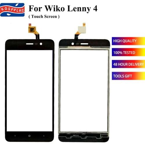 KOSPPLHZ 5.0 inches For wiko lenny 4 Touch Screen Glass New Digitizer Panel Wiko lenny4 Mobile Phone Touch Screen Panel Lens