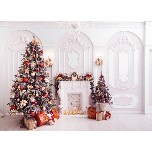 Mehofond Christmas Photography Backdrop Christmas Decoration Photo Background Birthday Party Backdrop Photocall Photo Studio