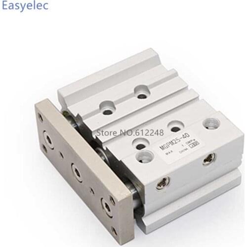 MGPM/MGPL 12mm Stroke 75-125 Compact Pneumatic Air Cylinder with Guide Rod MGPM12-75 MGPM12-100 MGPM12-125