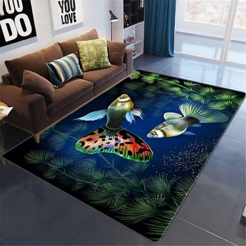 Fashion Simple Printed Carpet Modern Wind Living Room Tea Table Carpet Bedroom Bedside Carpet Thickened Carpet