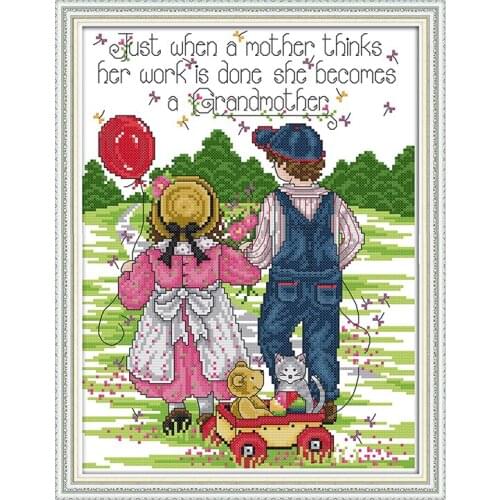 Joy Sunday Factory Direct Counting Cross Stitch Kit 11&14CT DMC DIY Embroidery Kit Home Decoration Needlework Handmade Gift